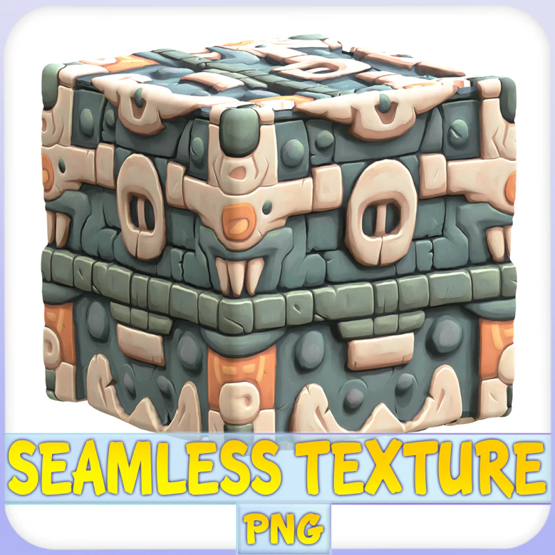 Stylized Wall Seamless Texture CG Textures .c4d .max .obj .3ds .fbx .stl .blend 