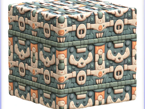Stylized Wall Seamless Texture CG Textures