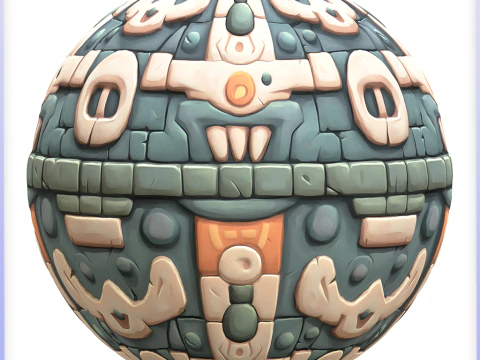 Stylized Wall Seamless Texture CG Textures