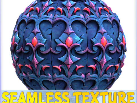 Stylized Wall Seamless Texture CG テクスチャ