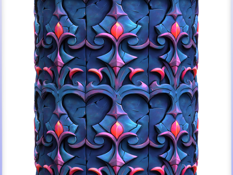 Stylized Wall Seamless Texture CG Texturen