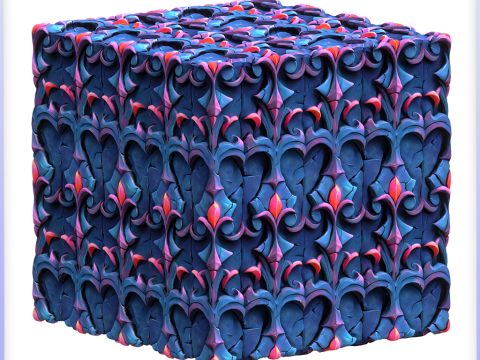 Stylized Wall Seamless Texture CG Texturen