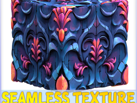 Stylized Wall Seamless Texture CG Textures