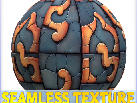 Stylized Wall Seamless Texture CG Textures