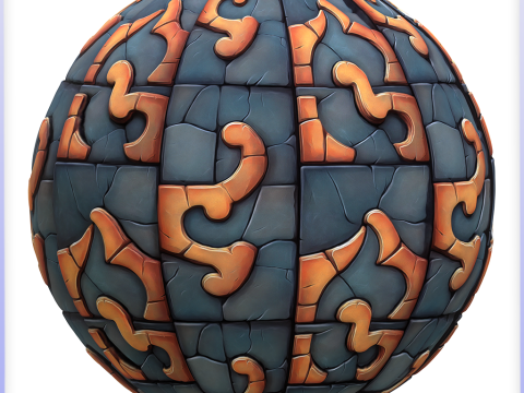 Stylized Wall Seamless Texture CG Textures