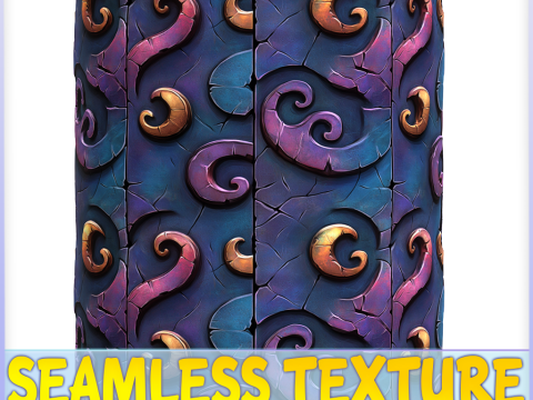 Stylized Wall Seamless Texture Texturas CG