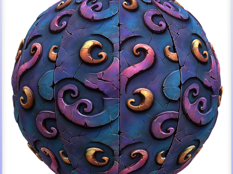 Stylized Wall Seamless Texture CG Textures