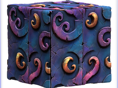 Stylized Wall Seamless Texture CG Textures