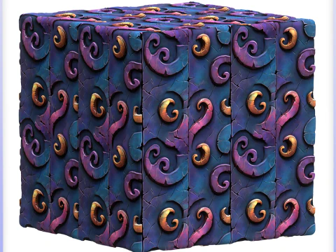 Stylized Wall Seamless Texture CG Textures