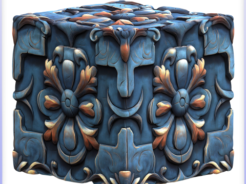 Stylized Wall Seamless Texture Texturas CG