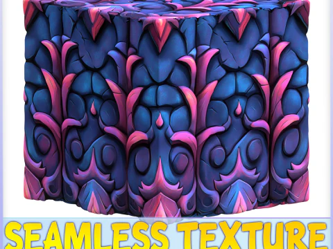 Textura sem costura de parede estilizada Texturas CG