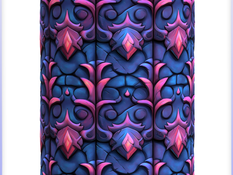 Stylized Wall Seamless Texture CG テクスチャ