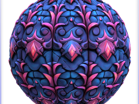 Stylized Wall Seamless Texture CG テクスチャ