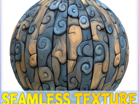Stylized Wall Seamless Texture CG Texturen