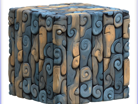Stylized Wall Seamless Texture CG Texturen