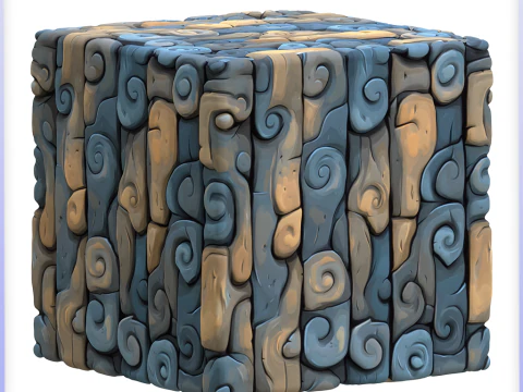 Stylized Wall Seamless Texture CG Textures