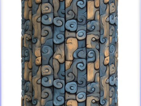Stylized Wall Seamless Texture CG Texturen