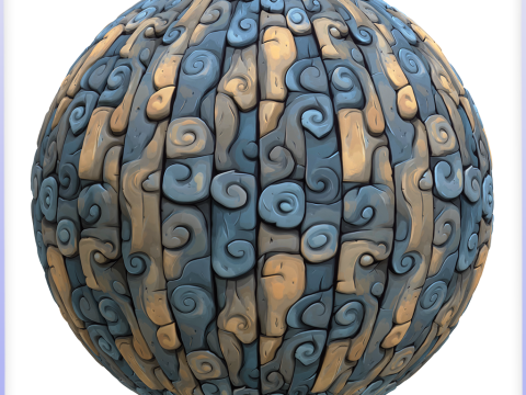 Stylized Wall Seamless Texture CG Texturen