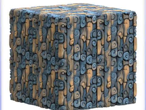 Stylized Wall Seamless Texture CG Texturen