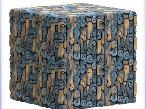 Stylized Wall Seamless Texture CG Textures