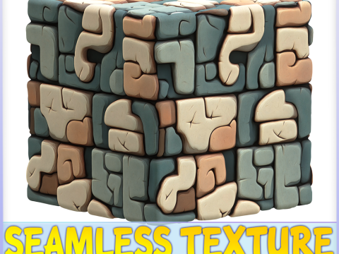 Stylized Wall Seamless Texture CG Textures