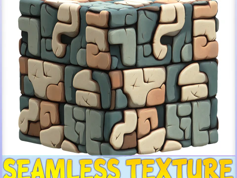程式化的墙无缝纹理 CG 纹理