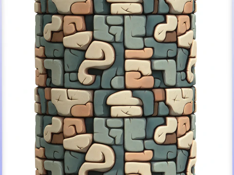 Stylized Wall Seamless Texture CG Textures