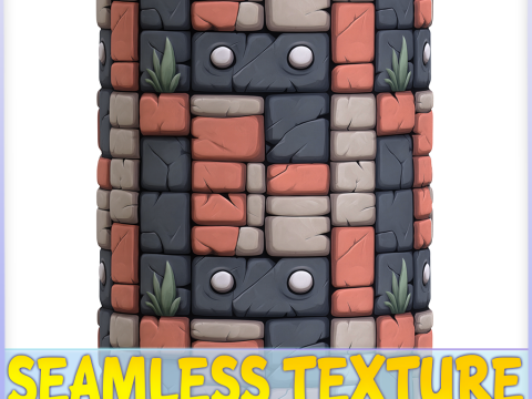 Stylized Wall Seamless Texture CG Texturen