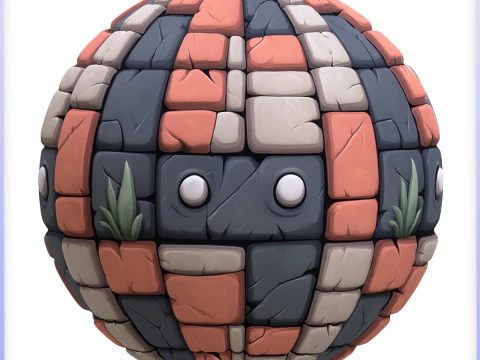 Struttura senza giunte della parete stilizzata CG Textures