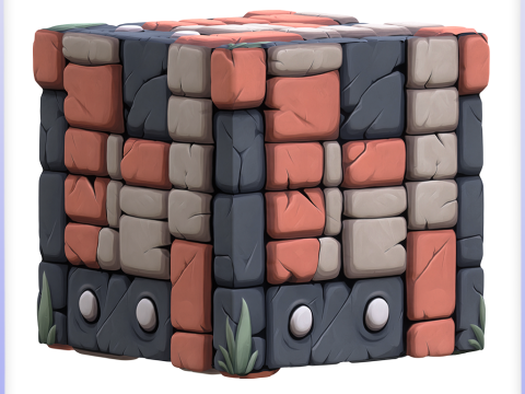 Stylized Wall Seamless Texture CG Textures
