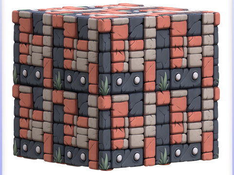 Stylized Wall Seamless Texture CG Textures
