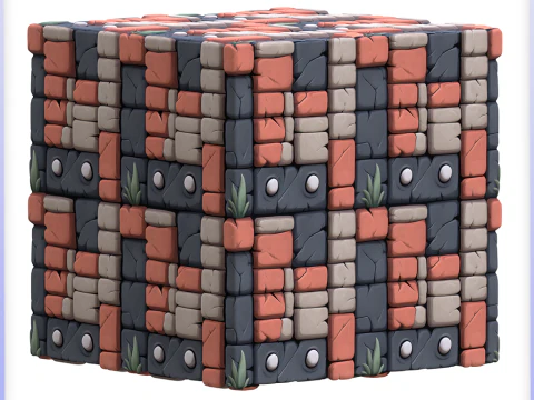 Struttura senza giunte della parete stilizzata CG Textures