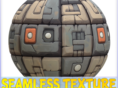 Stylized Wall Seamless Texture CG टेक्स्चर्स