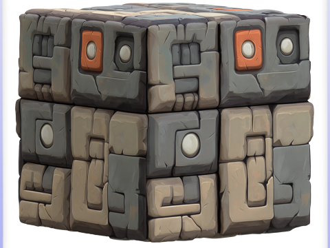 Stylized Wall Seamless Texture CG Textures