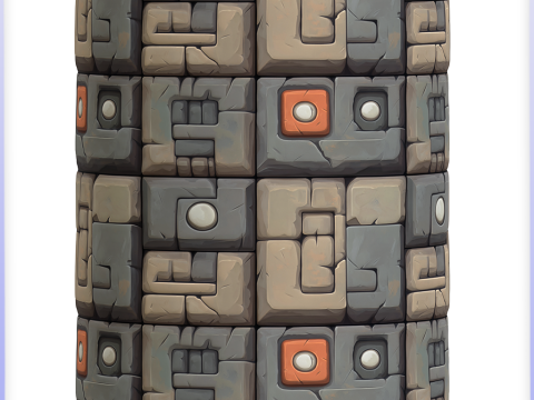Stylized Wall Seamless Texture CG Textures