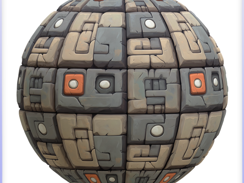 Stylized Wall Seamless Texture CG Textures