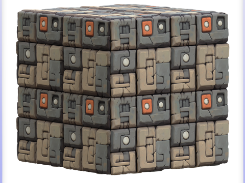 Stylized Wall Seamless Texture CG Textures