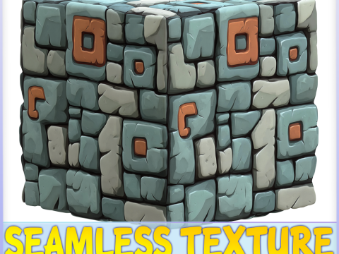 Stylized Wall Seamless Texture CG Textures