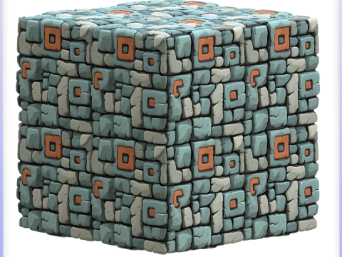 Stylized Wall Seamless Texture Texturas CG
