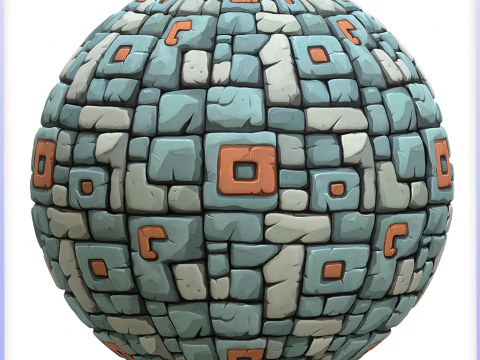 Stylized Wall Seamless Texture CG Textures