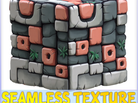 Stylized Wall Seamless Texture CG Textures