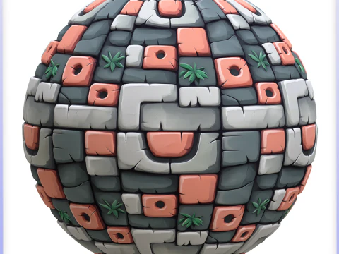 Stylized Wall Seamless Texture CG Textures