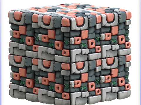 Stylized Wall Seamless Texture CG Textures