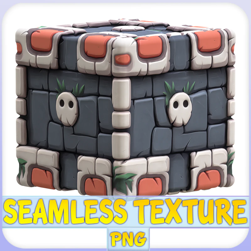 Stylized Wall Seamless Texture CG Textures .c4d .max .obj .3ds .fbx .stl .blend 