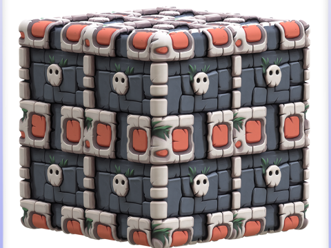 Stylized Wall Seamless Texture CG Текстури