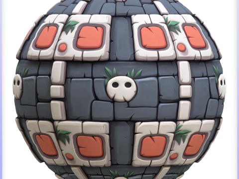 Stylized Wall Seamless Texture CG Текстури