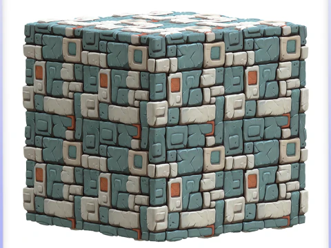 Stylized Wall Seamless Texture CG Textures