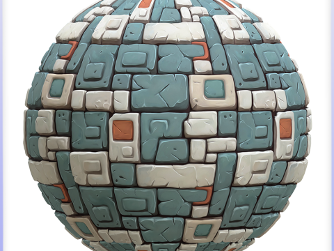 Stylized Wall Seamless Texture CG 텍스쳐