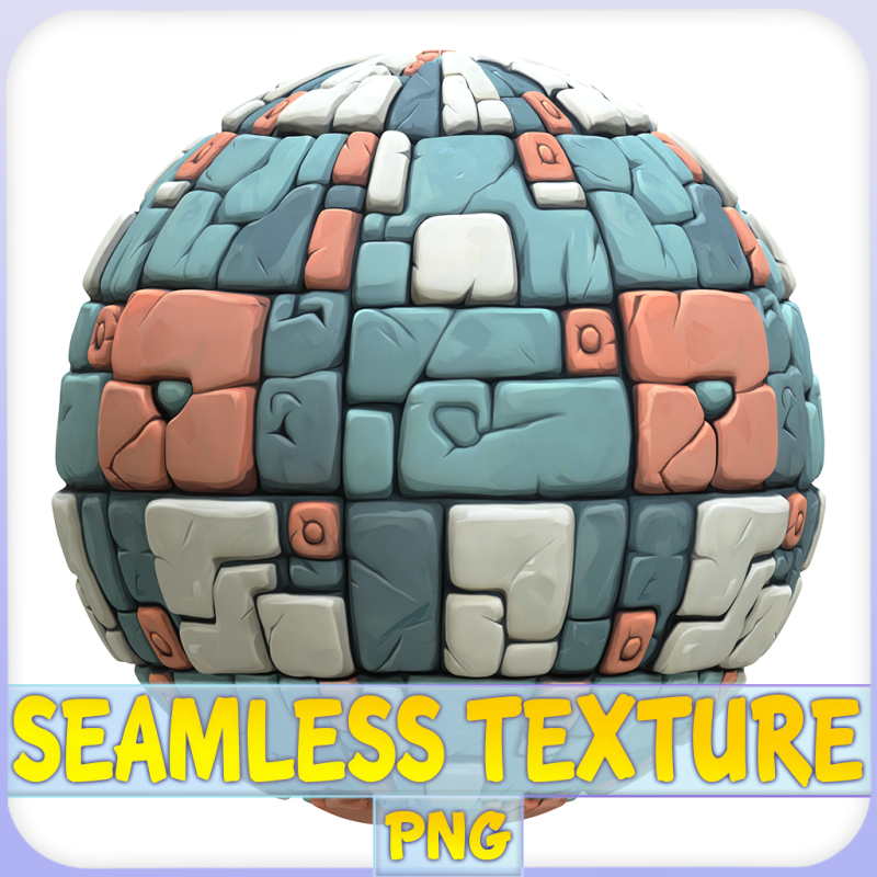 Stylized Wall Seamless Texture CG Textures .c4d .max .obj .3ds .fbx .stl .blend 