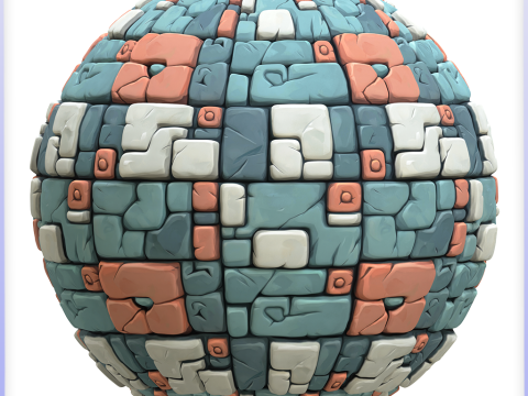 Stylized Wall Seamless Texture CG Textures